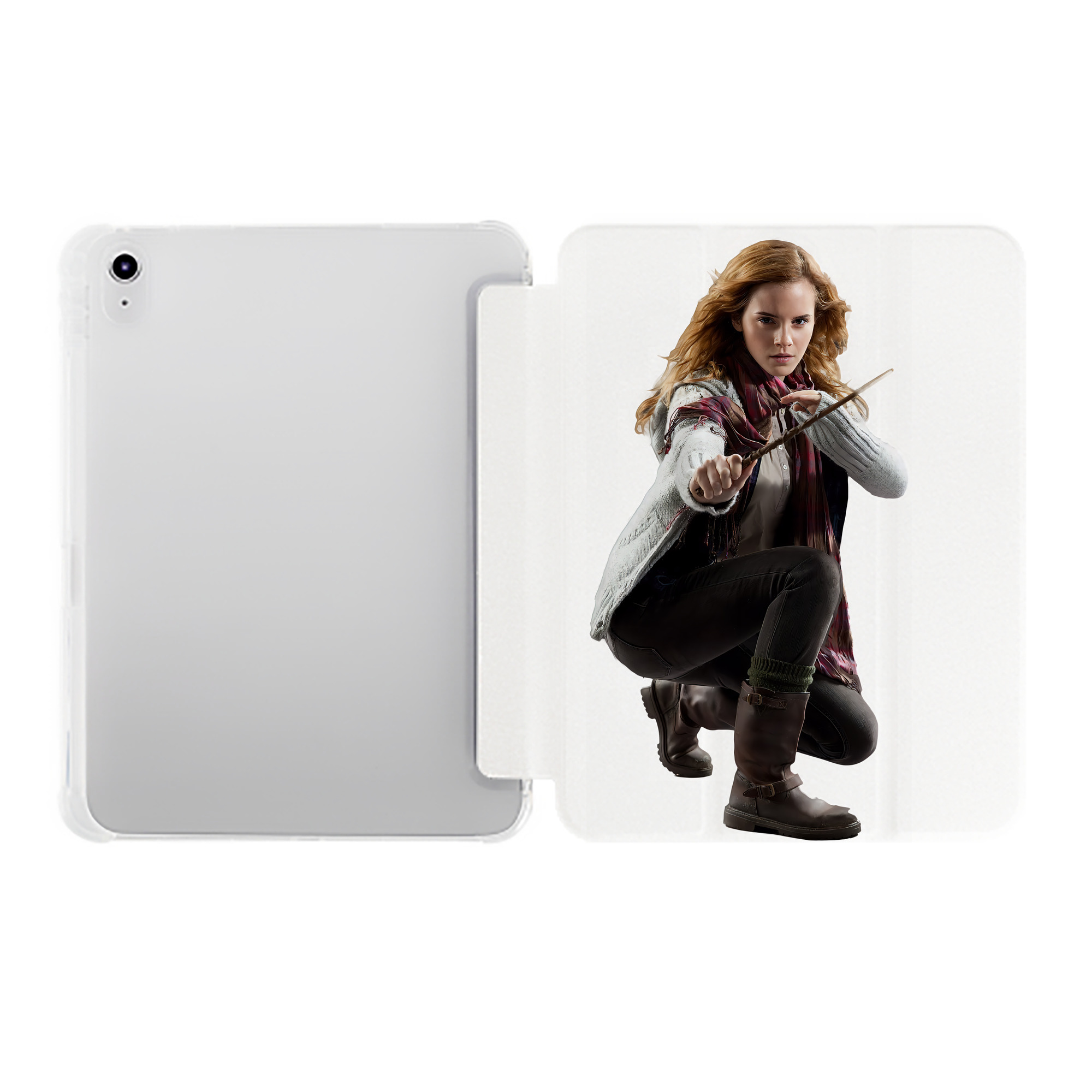 （画像用） Harry Potter ハリー・ポッターシリーズ IPad ケース ペン収納付き 三つ折りスタンド PUレザー×シリコン 対応機種9.5/10.5/10.9インチ